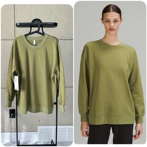 Lululemon Perfectly Oversized Crew /bronze green
